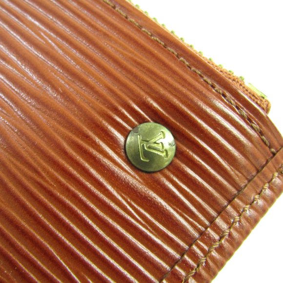 LOUIS VUITTON Epi Pochette Cle M63803 Unisex Epi Leather Coin Purse/coin Case Ke - Picture 6 of 10